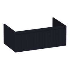 BRAUER Hope Wavy onderkast 80 met 1 softclose lade greeploos en 1 sifon uitsparing mat zwart