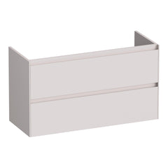 BRAUER Inspire onderkast ondiep 100 met 2 softclose lades greeploos en 1 sifon uitsparing mat zand