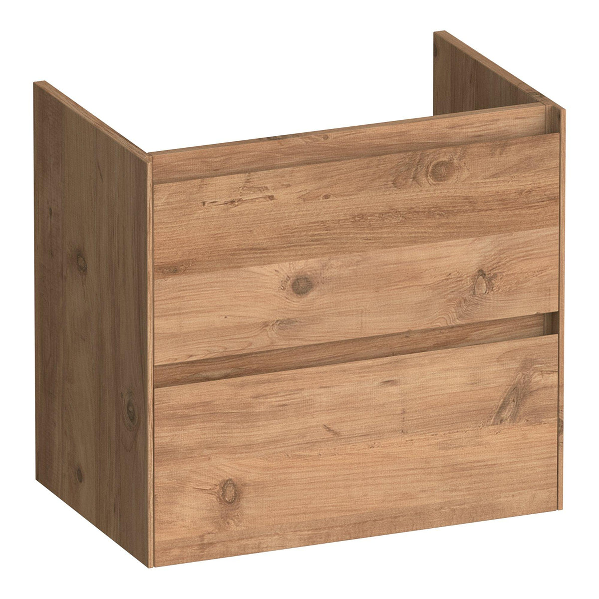 BRAUER Inspire shallow base unit 60 with 2 soft-close handleless drawers and 1 siphon cutout Chateau