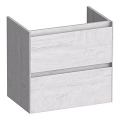 BRAUER Inspire onderkast ondiep 60 met 2 softclose lades greeploos en 1 sifon uitsparing Forest Seashell
