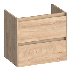 BRAUER Inspire onderkast ondiep 60 met 2 softclose lades greeploos en 1 sifon uitsparing Forest Wheat