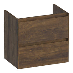 BRAUER Inspire shallow base unit 60 with 2 soft-close handleless drawers and 1 siphon cutout Grove