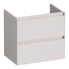 BRAUER Inspire onderkast ondiep 60 met 2 softclose lades greeploos en 1 sifon uitsparing mat zand