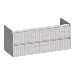 BRAUER Joy Wavy onderkast 120 met 2 softclose lades greeploos en 1 sifon uitsparing Forest Cacao