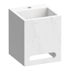 Brauer Nova vrijhangende fontein marmerlook 25cm - calacatta gold