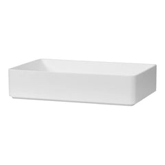 Brauer Vortex waskom fine stone 37x37cm wit mat