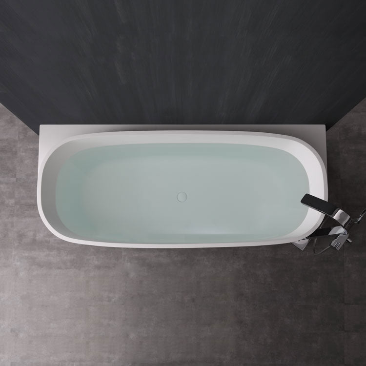 StoneArt Vrijstaand Badkuip BS-529 - wit mat - 185x81