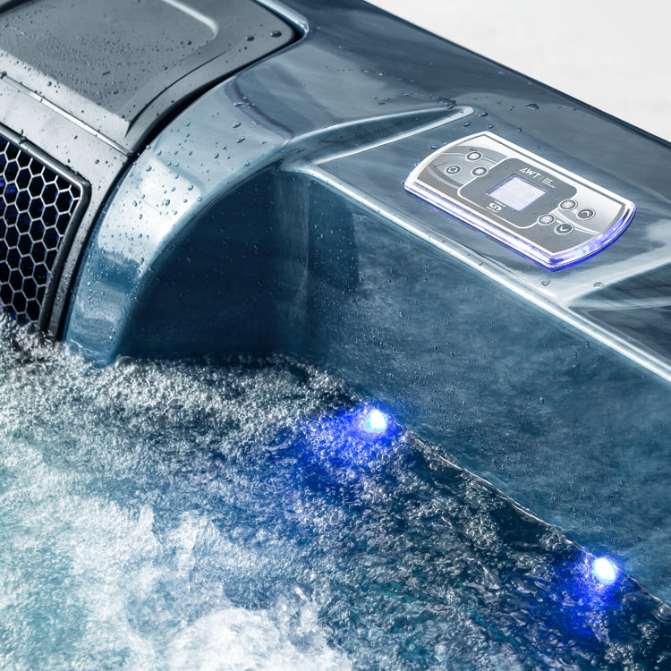 AWT IN-407 eco - buiten spa - OceanWave - 200x200 - grijs