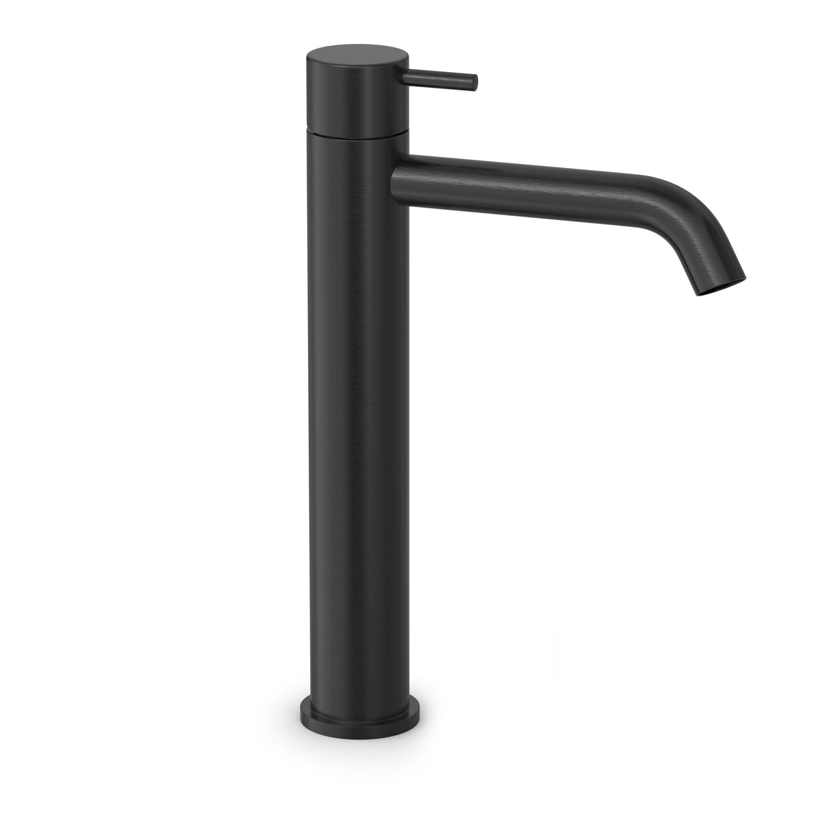 Hotbath Cobber CB003HC wastafelkraan hoog - Geborsteld Zwart PVD