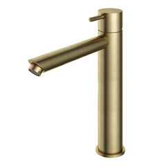 Hotbath Cobber CB003HS wastafelkraan hoog Geborsteld Koper PVD