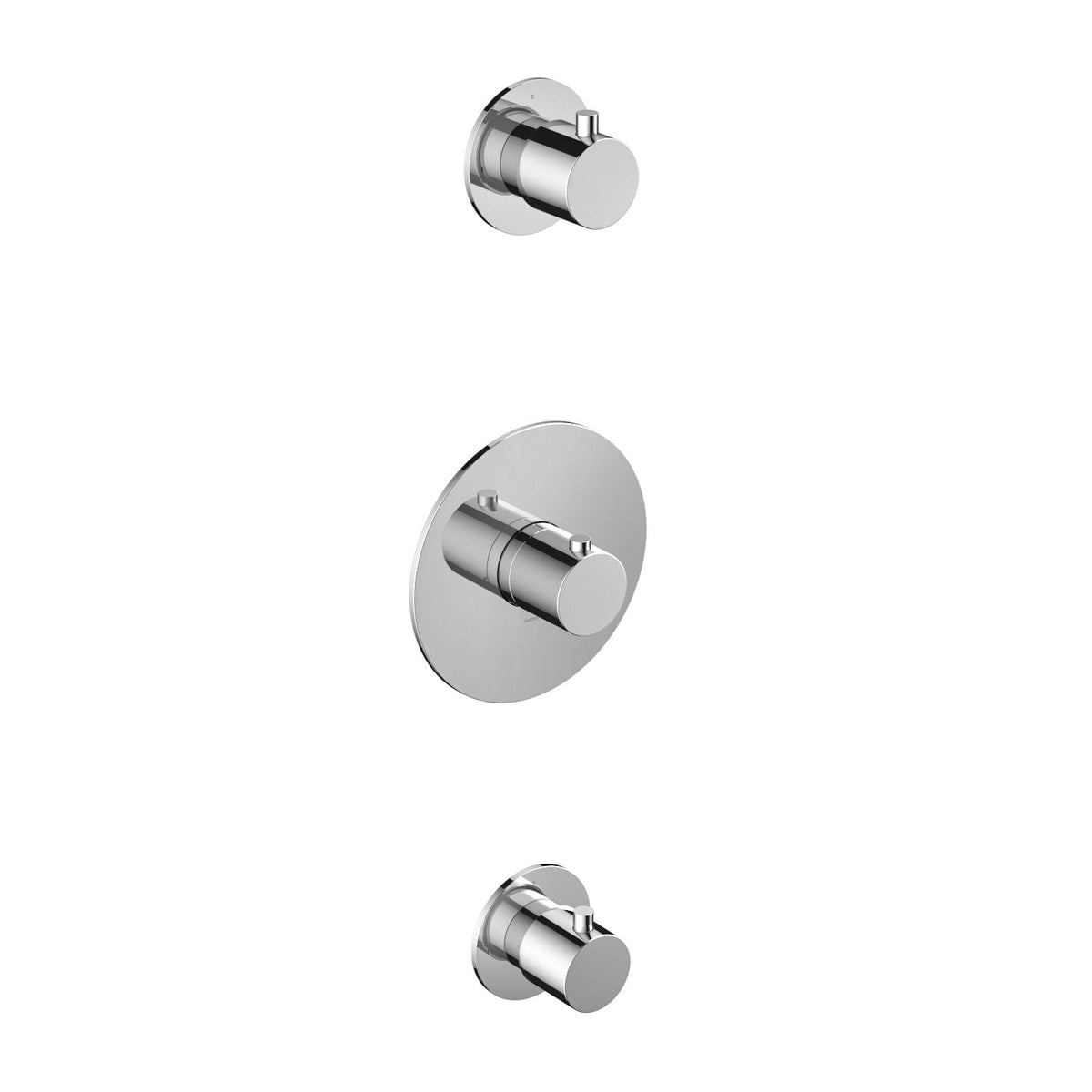 Hotbath Cobber CB007 Inbouwthermostaat met 2 stopkranen Chroom