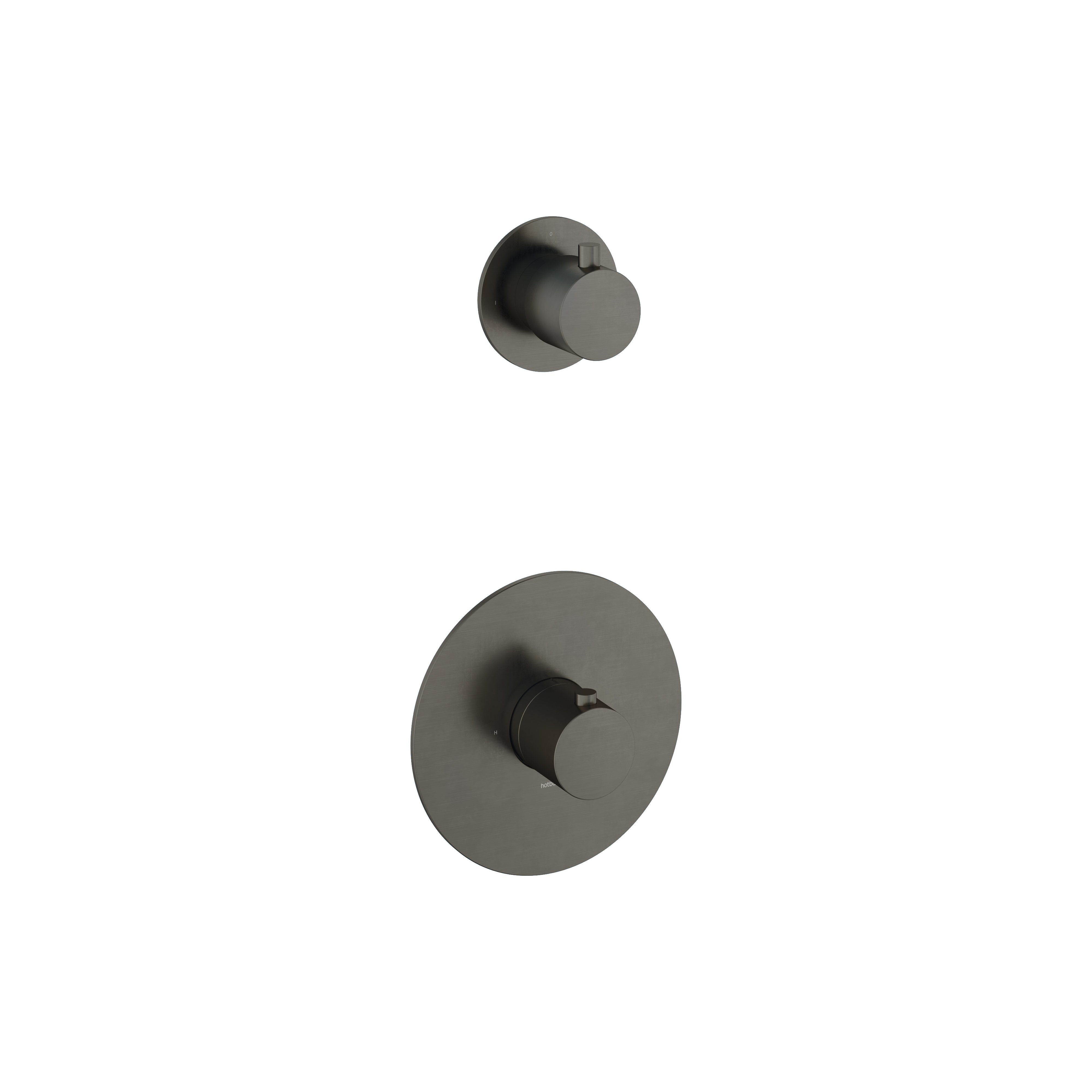Hotbath Cobber B012EXT afbouwdeel voor inbouw thermostaat met 1 stopkraan Mat Wit