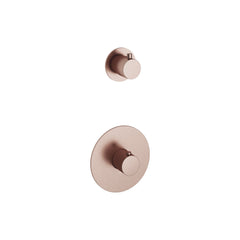 Hotbath Cobber B012EXT afbouwdeel voor inbouw thermostaat met 1 stopkraan Mat Wit