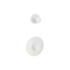 Hotbath Cobber B012EXT afbouwdeel voor inbouw thermostaat met 1 stopkraan Mat Wit