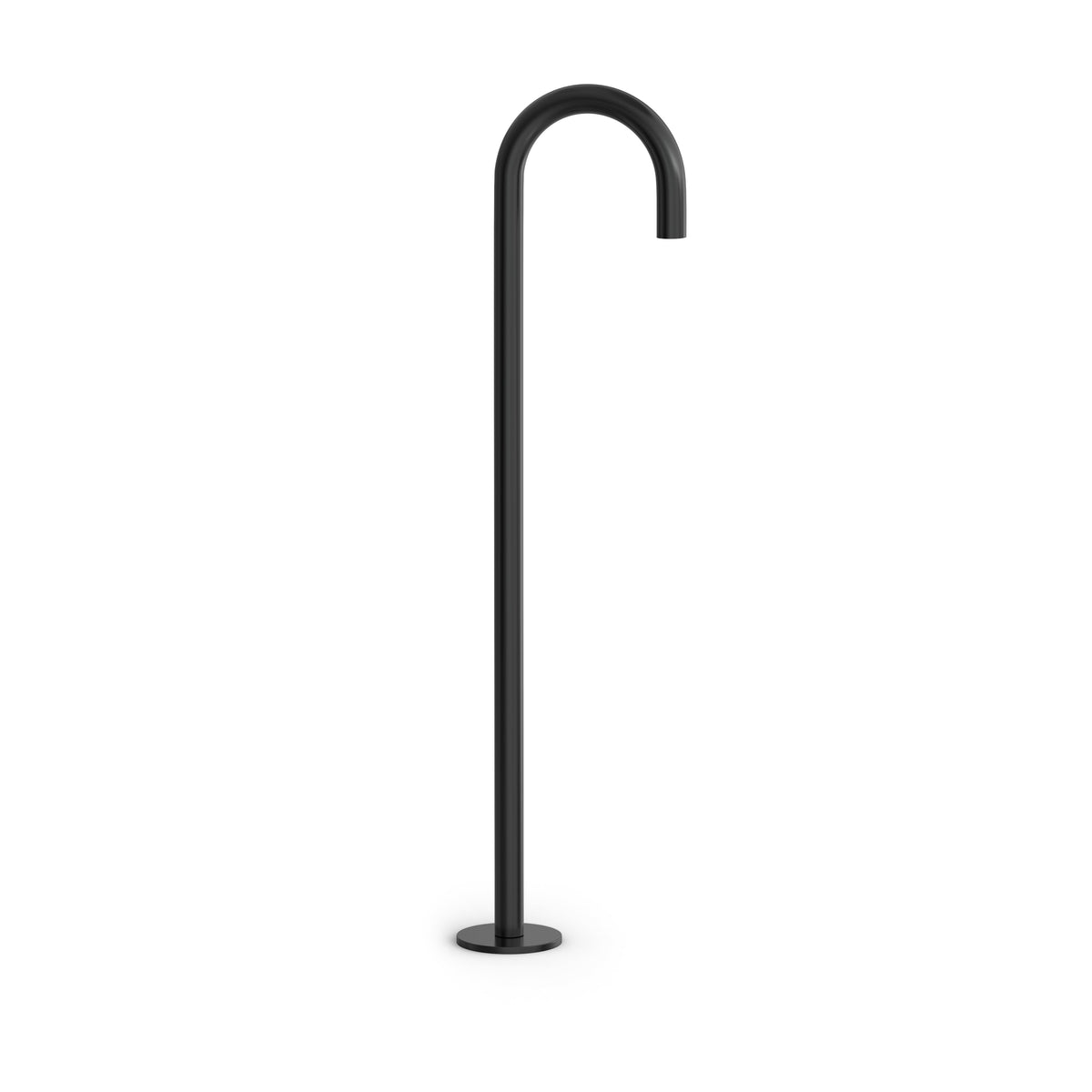 Hotbath Cobber CB076 vrijstaande baduitloop - Geborsteld Zwart PVD