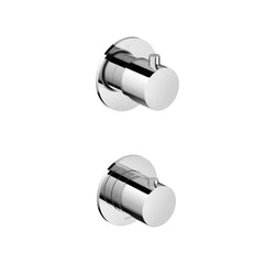 Hotbath Cobber CB7009EXT afbouwdeel inbouwthermostaat 2-weg omstel - Chroom