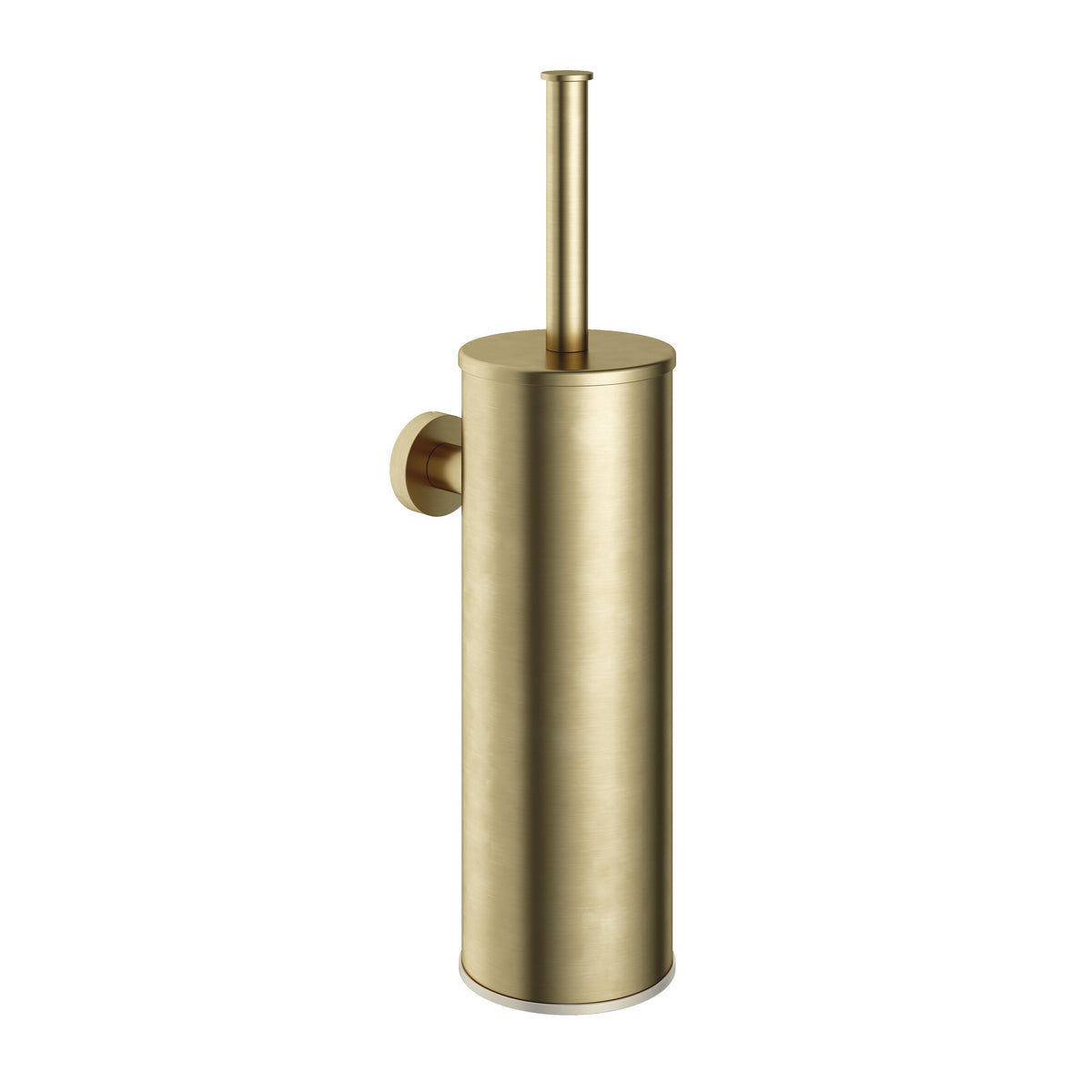 Hotbath &More BAA11 toiletborstelhouder wandmodel - Geborsteld Messing