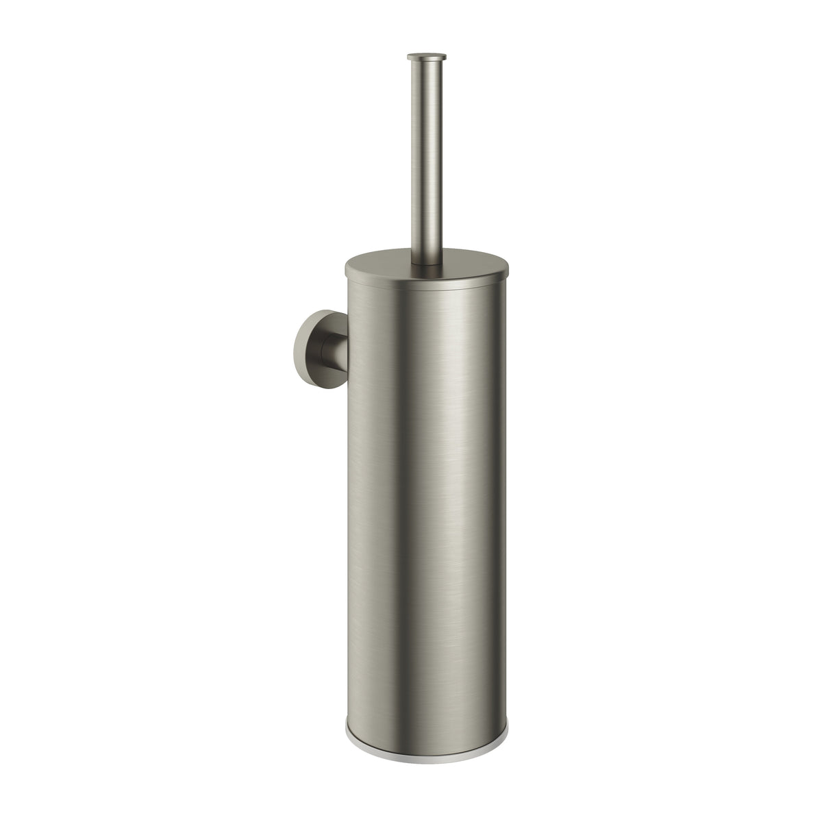 Hotbath &More BAA11 toiletborstelhouder wandmodel - Geborsteld Nikkel