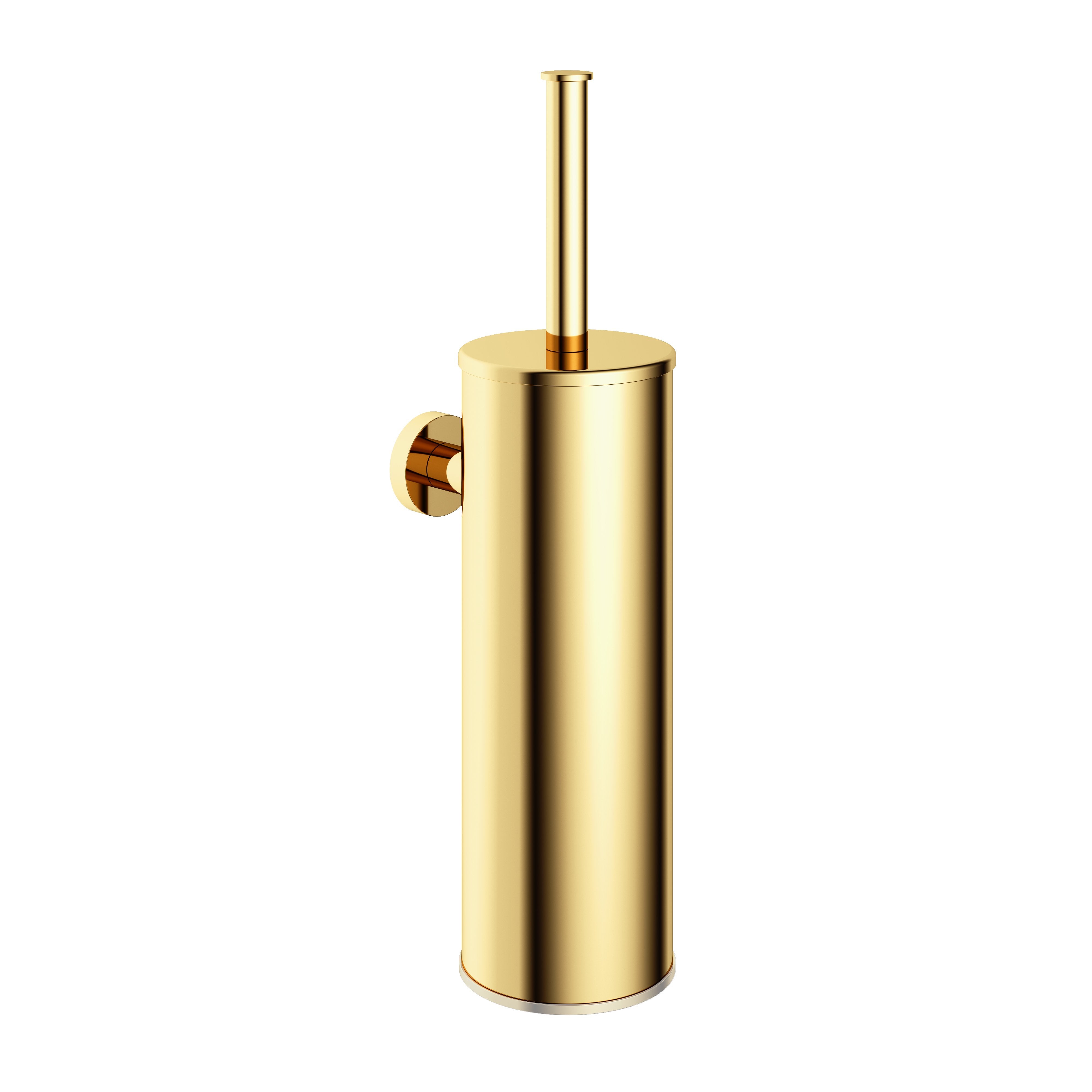 Hotbath Cobber CBA11 toiletborstelhouder wandmodel Zwart Chroom