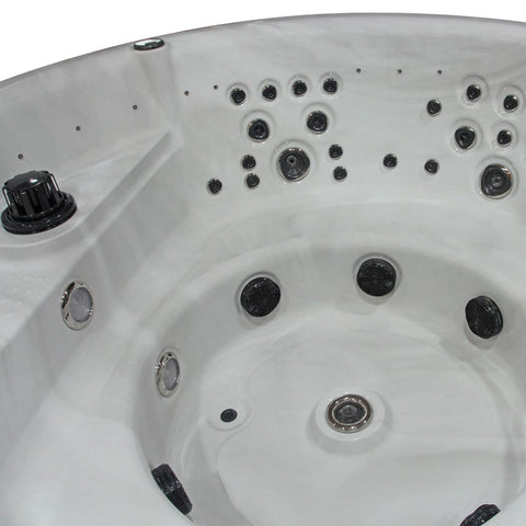 AWT Aussenwhirlpool IN-392 classic extreme SilverMarble 240x240 grijs