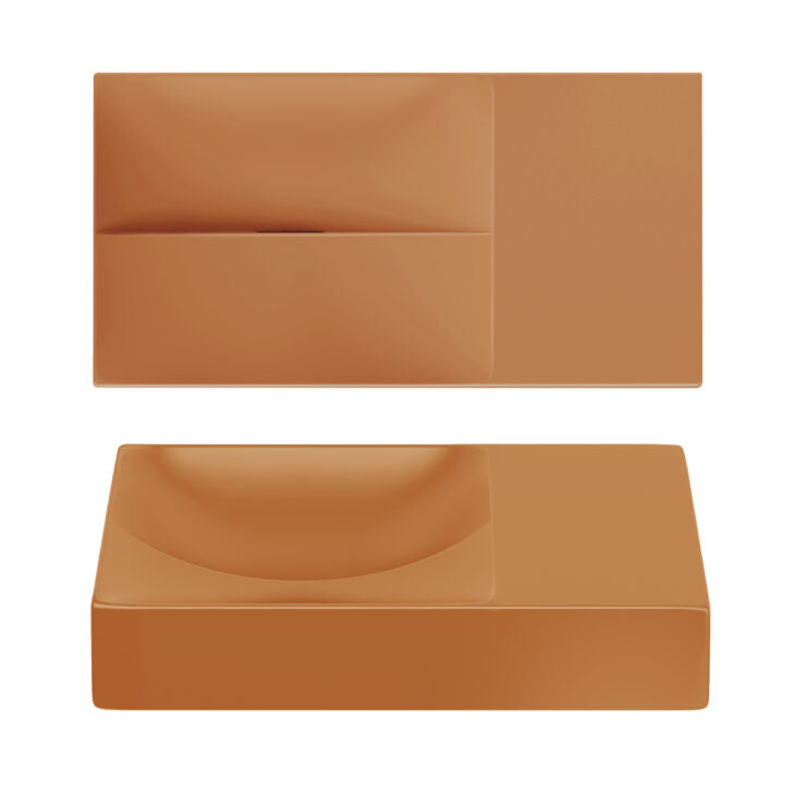 Clou Vale fontein 38cm zonder kraangat rechts - italiaans zand -  CL/03.36161.R