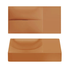 Clou Vale fontein 38cm zonder kraangat rechts - italiaans zand -  CL/03.36161.R