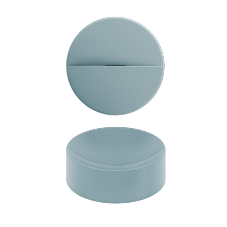 Clou Vale opzetfontein 22cm rond keramiek - mat blauw
