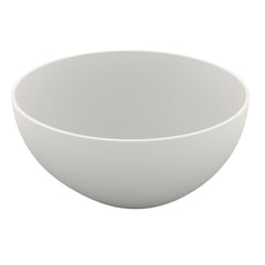 Crosstone by Arcqua Loeffi Waskom 38x38cm rond Solid Surface Mat Wit