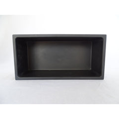 Arcqua Solid Alcove inbouwnis 30x15x10cm solid surface mat zwart TWEEDEKANS