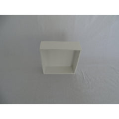 Arcqua Solid Alcove inbouwnis 30x30x10cm solid surface mat wit