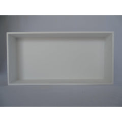 Crosstone by Arcqua Solid Alcove recessed niche 60x30x10cm solid surface matt white