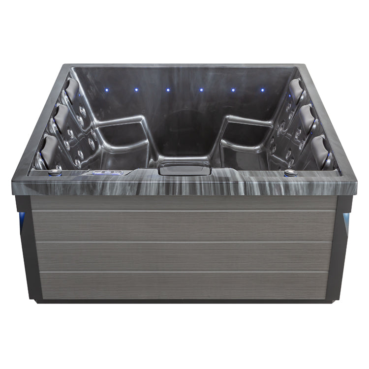AWT IN-407 eco - buiten spa - CloudyBlack - 200x200 - grijs