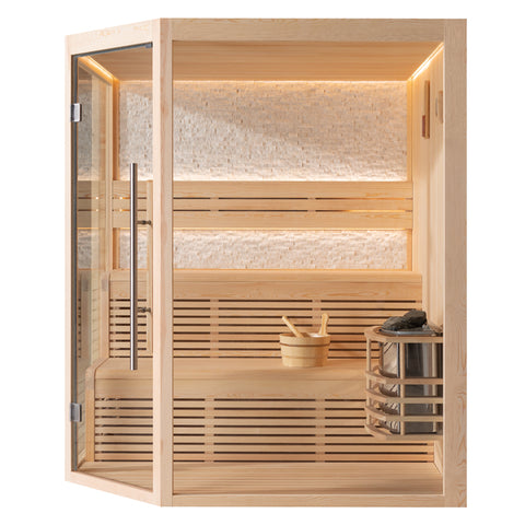 AWT Sauna E1811B pinie 160x160 6.8kW Cilindro