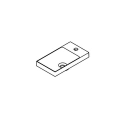 Arcqua Marble fontein voor frame 40x22cm zonder overloop cast marble mat zwart