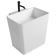 StoneArt Wastafel LZ251 -mat wit - 50x51