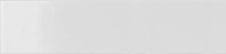 Eccentrico Back To Basic - Bianco Glossy - 6x25cm - 9.00mm Rett. - 0,45m2