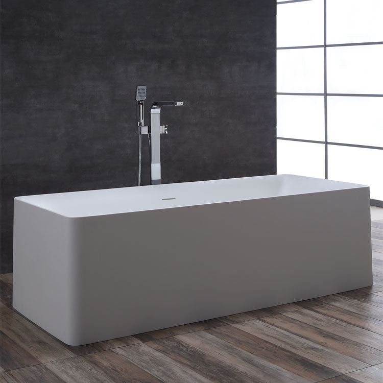 StoneArt Vrijstaand Badkuip BS-509 - mat wit -181x82