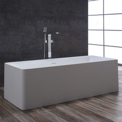 StoneArt Vrijstaand Badkuip BS-509 - mat wit -181x82