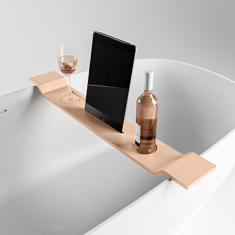 MONDIAZ EASY Badplank 86cm solid surface kleur Rosee