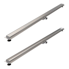 BRAUER Douchegoot met multifunctioneel rooster en flens 7 x 180 RVS geborsteld