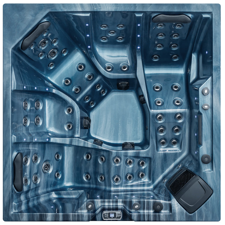 AWT IN-403 eco extrem - Buiten spa - OceanWave - 200x200 - grijs