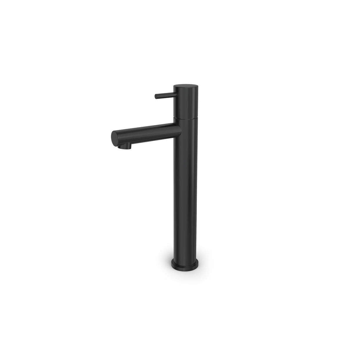Hotbath Cobber EH001 fonteinkraan verhoogd - Geborsteld Zwart PVD