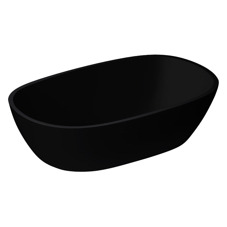 StoneArt Wastafel LC151 - zwart mat - 57x33cm