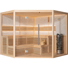 AWT Sauna E1816XL Pinienholz 240x240 9kW Cilindro