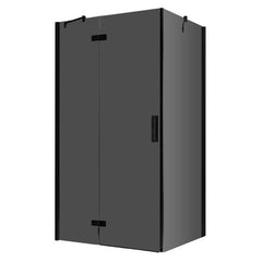 AWT Duschabtrennung LBS1205-B schwarz 120x90 links