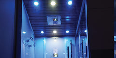AWT Stoomcabine/douche in nis DZ972F8 wit/150x95