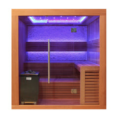 AWT Sauna E1241A rote Zeder 220x170 9kW EOS Cubo