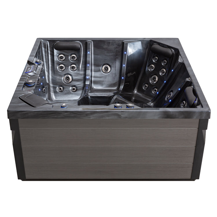 AWT IN-403 eco - buiten spa - CloudyBlack - 200x200 - grijs
