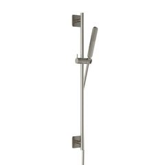 Hotbath Gal GL309 verstelbare glijstang 100 cm met doucheslang en handdouche - Geborsteld Nikkel