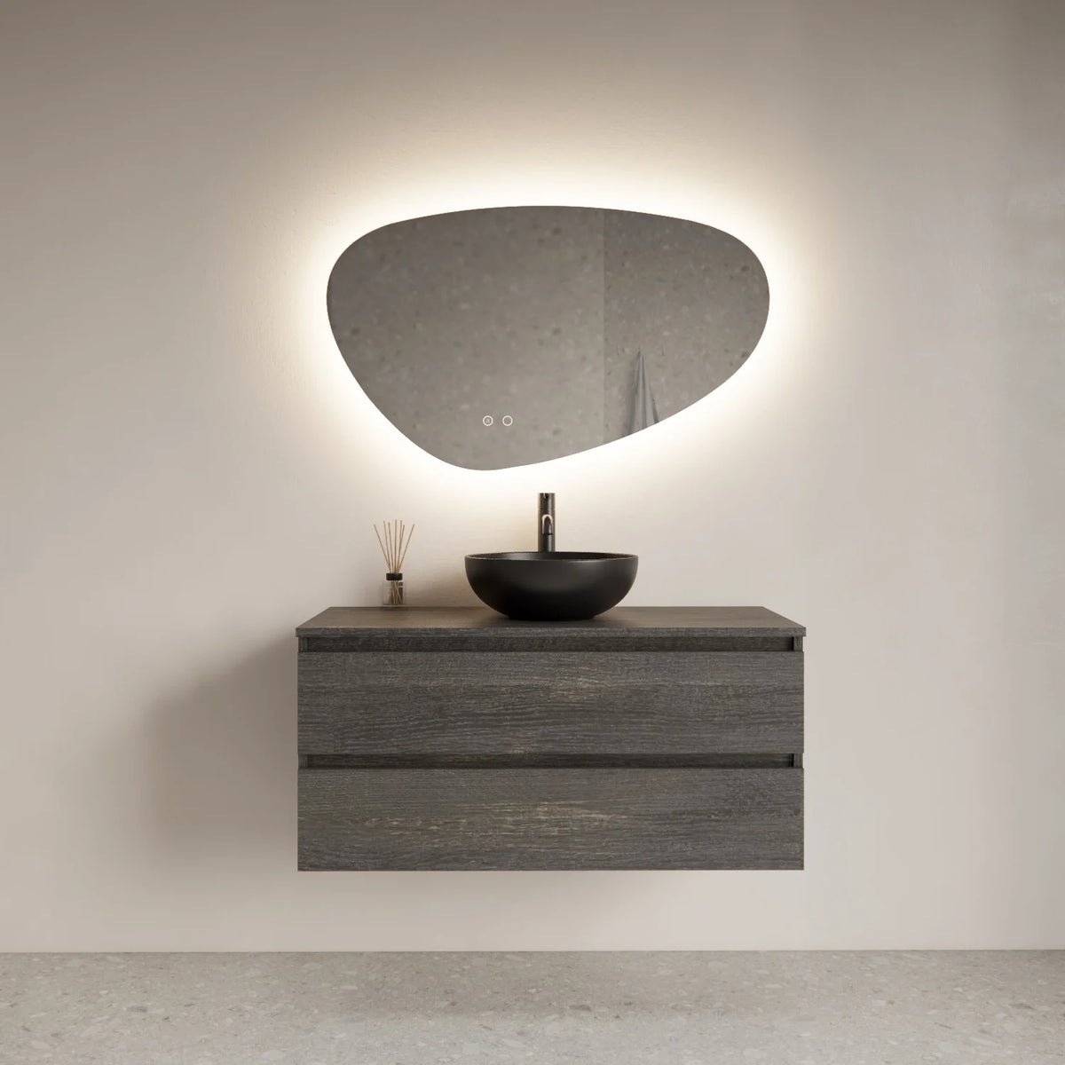 Gliss Design Trendy ovale spiegel LED Verlichting